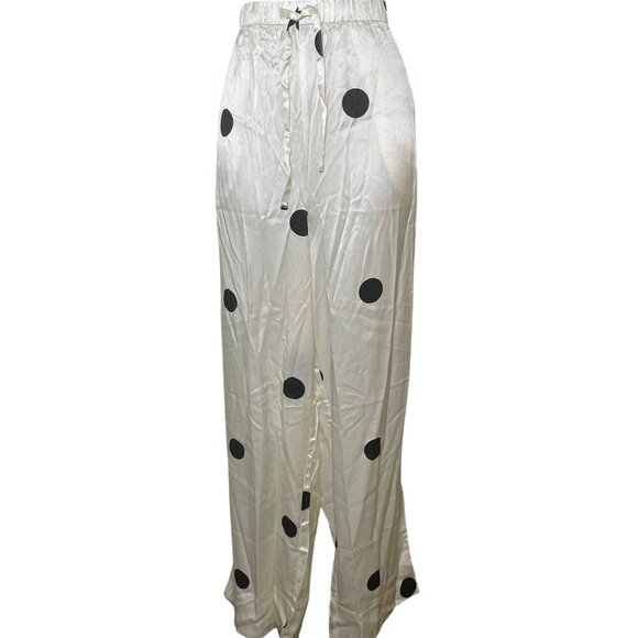 Aston Studio Eddy Pant Milk/Nero Dot NWT Size 10 $350 - Picture 4 of 6